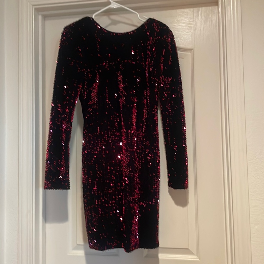 Very beautiful Motel red sequin party dress size large